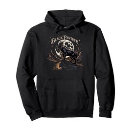 Black Panther Girls Boys Lake Reflection Black Panther Party Pullover Hoodie