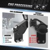 NICECNC 1Pair Quick Flip Mirrors Kit Aluminum for Most Motorcycle
