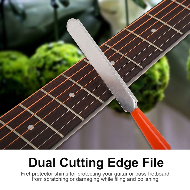 Guitar Fret Crowning File Leveling Tool Grinding Protectors DIY Repair