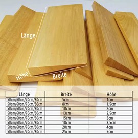 RIDELF T1rschwellenrampe Holz Saugroboter Rampe, Bordsteinrampe, Staubsauger Roboter Rampe, Rampe Saugroboter Schwellenrampe, Rampe T1rschwelle, T1rschwellenrampen Rollstuhlrampe 60x13x2,5cm Wood