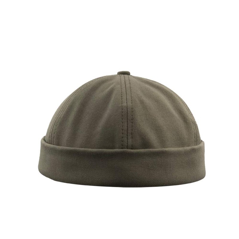 Unisex Docker Brimless Hats Beanie Skullcap Worker Sailor Cap Retro