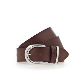 MUSTANG Women's Genuine Leather Belt, Cognac