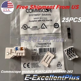 Unbranded 25 For Commscope RJ45CAT6 MGS400-26 GigaSpeed Cat6 Outlet Modular Jack Connector