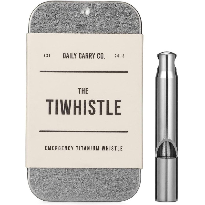 Yidome Titanium Emergency Whistle EDC Safety Whistle Loud up to