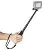 Mantona 50 cm Large Telescopic Bar for GoPro - Black/Blue
