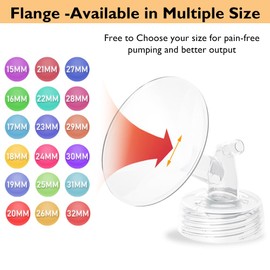 15mm Flange and Duckbill Valve Compatible with Spectra S1 Spectra S2 Spectra9 Plus Synergy Gold Breast Pump, Spectra Pump Parts S2 Parts S2 Accessories Replacement