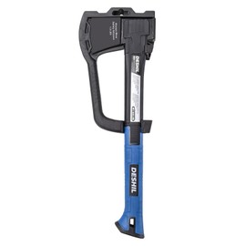 Chopping Axe, 18”Camping Outdoor Hatchet for Wood Splitting and Kindling, Forged Carbon Steel Heat Treated Hand Maul Tool, Nylon Handle Shock Reduction Handle with Anti-Slip Grip