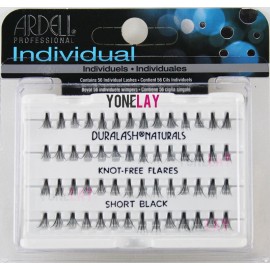 Ardell Lot 4 ARDELL Duralash Individual Knot Free Flare Short Eye Lashes Flares