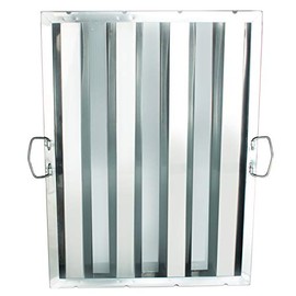 Thunder Group SLHF1625 Hood Filter, 25"H x 16"W, Rugged Drop Handles, Dishwasher Safe, Welded, Stainless Steel