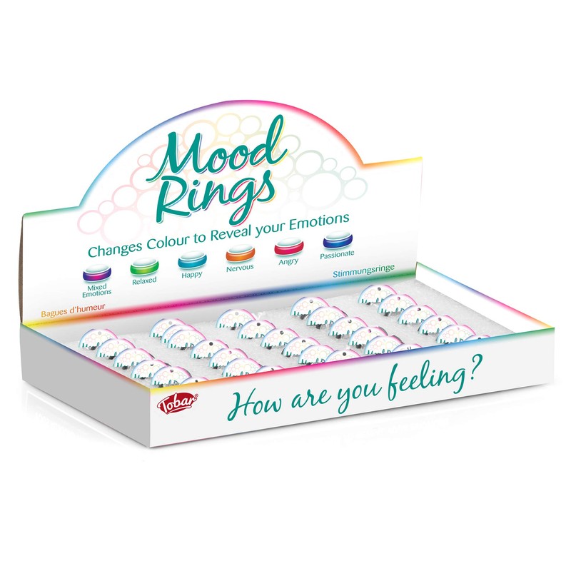 Tobar Colour Changing Mood Rings - 1 Design Sent at