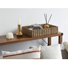 StorageWorks Large Seagrass Tray for Bathroom, Seagrass Storage Baskets for
