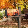 Thanksgiving and Turkey Magnetic Mailbox Cover, Autumn 21" Lx 18"