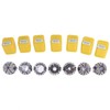 findmall 7Pcs ER20 Spring Collet Set 1/8-1/2 for CNC Milling