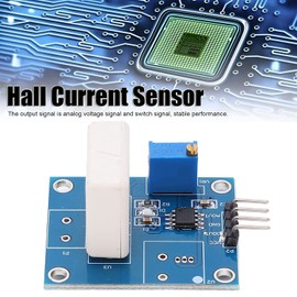 Deror Hall Current Sensor DC 5V Hall Current Detection Sensor Module 35A Short Circuit Overcurrent Protection Detector WCS1800