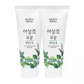 Happybath 해피바스 어성초 모공 클렌징폼 200g x2 Happy Bath Artemisia Pore Cleansing Foam 200g x2