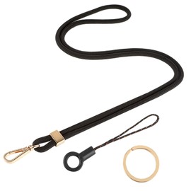 TIESOME Neck Lanyard Strap for Keys, Nylon Necklet Strap Holder Neck Strap Badge Lanyards Detachable Phone Ring Strap Lanyards with Metal Key Ring&Mini Lanyard for Men Women Cool Lanyards