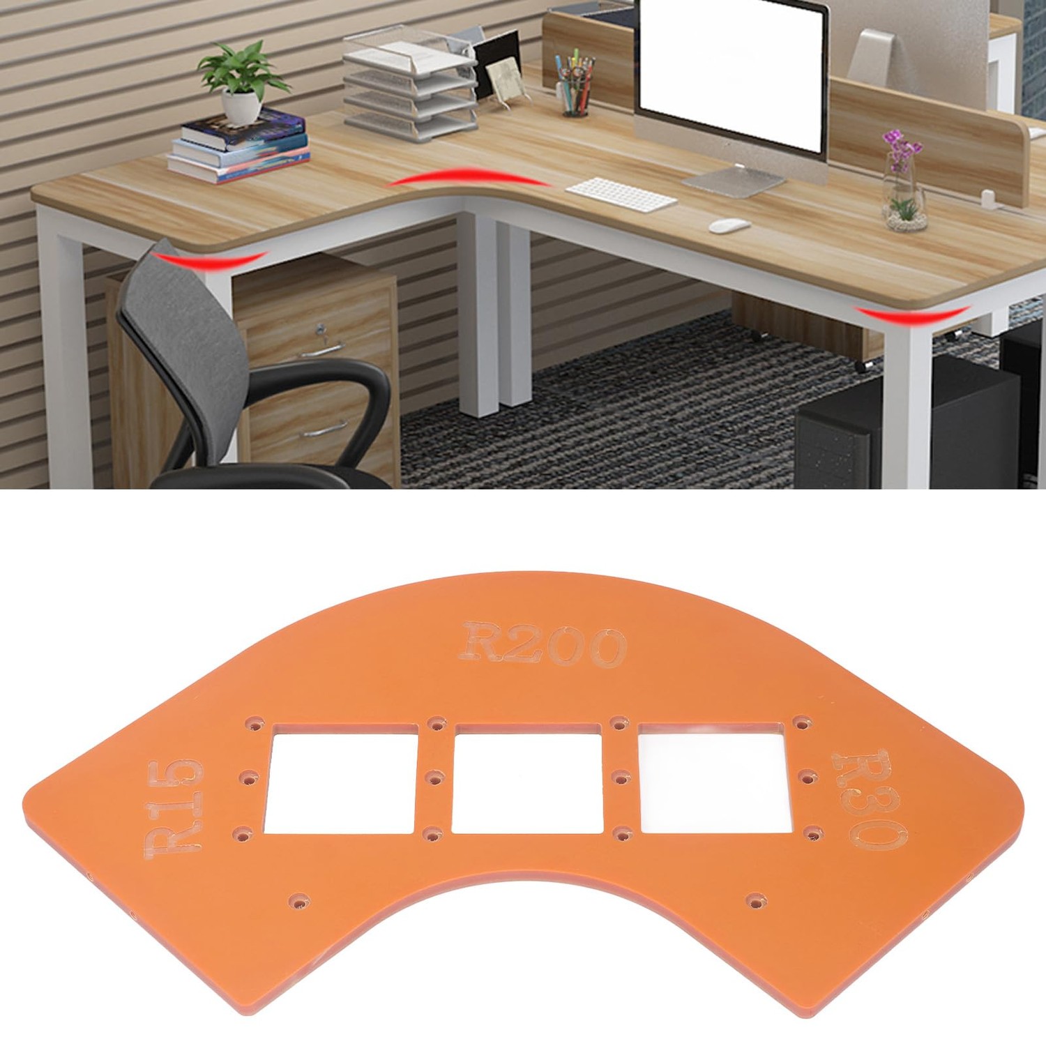 Rounded Corner Template,Router Radius Jig R15 R30 R100 R200 Woodworking ...