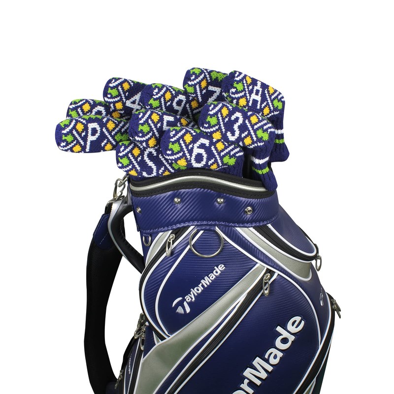 Scott Edward 10Pcs Golf Iron Headcover Set Washable & Durable