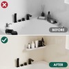 Coalinker Shower Shelf with Towel Bar- Modern Bathroom Organizers Storage