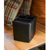 GORDON MILLER Car Dust Box with Drink Holder, Black 1739743