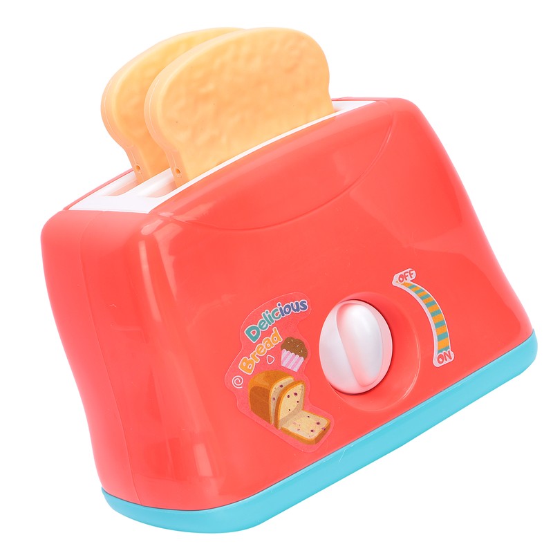 PopUp Toaster Play Toy Kitchen Bread Maker Model Toy Pretend