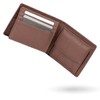LINDENMANN Men's Leather Wallet Brown, dark brown