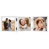 ORIVAN 5x5 Triple Picture Frame Hinged 3 Photos Folding Photo