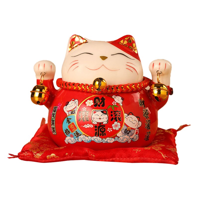 Lucky Cat Coin Bank 4.5in Exquisite Cute Bring Luck Good