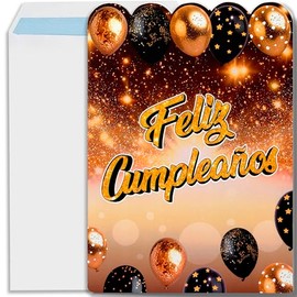 Cheerset Glückwunschkarte zum Geburtstag, 44 x 31 cm, Postkarte, Happy Birthday, originelles Geburtstagsgeschenk für Damen, Herren, Freundin