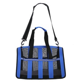Soft-Sided Folding Dog Cat Carrier Airline Approved Portable Pet Travel Bag Foldable Soft Puppy Cage Waterproof Pet Handbag for Small Medium Dog Cat Puppy within 5kg