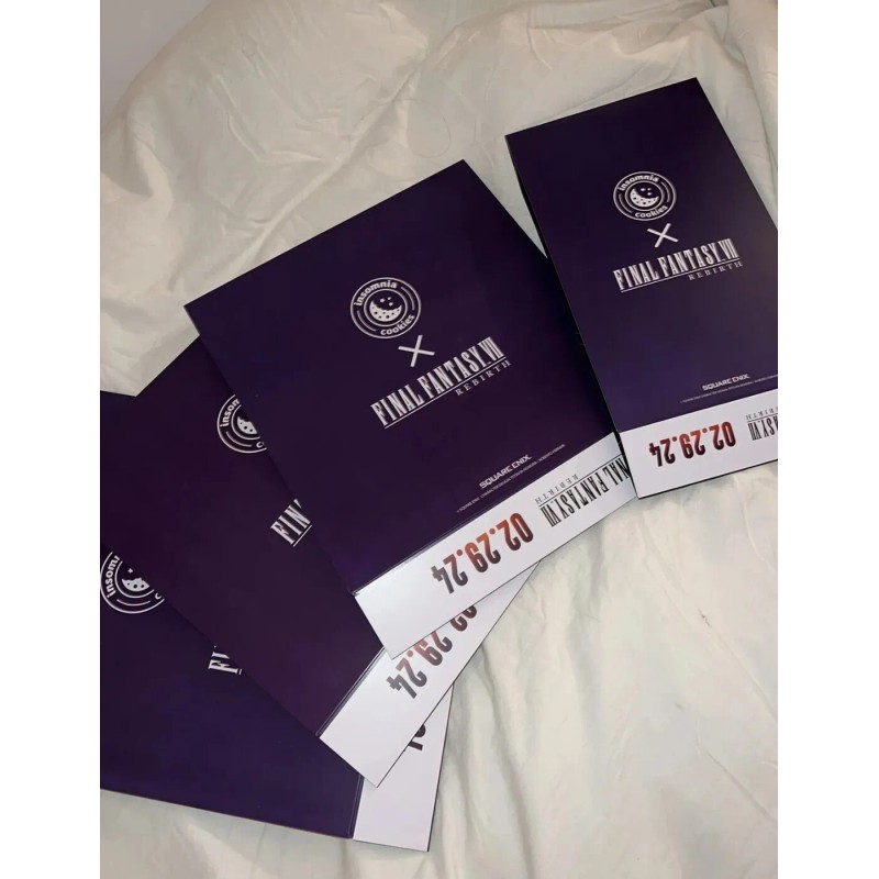 Final Fantasy VII X Insomnia Cookies RARE Full Collection All