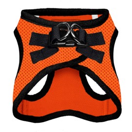 Voyager Step-in Air Dog Harness - All Weather Mesh Step in Vest Harness for Small and Medium Dogs by Best Pet Supplies - Harness (Orange/Black Trim), Medium