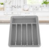 Expandable Utensil Organizer Convenient Storage Space Saving Cutlery Tray Holder