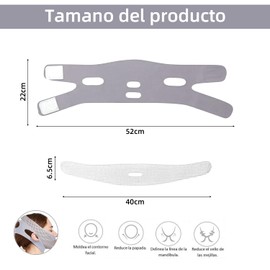 Faja Papada Facial Lifting | 💖 Correa Facial V-Lifting para Mujer,