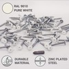 SKIR'CO (Pack of 40) Painted Self-Drilling Screws 4.2 x 40