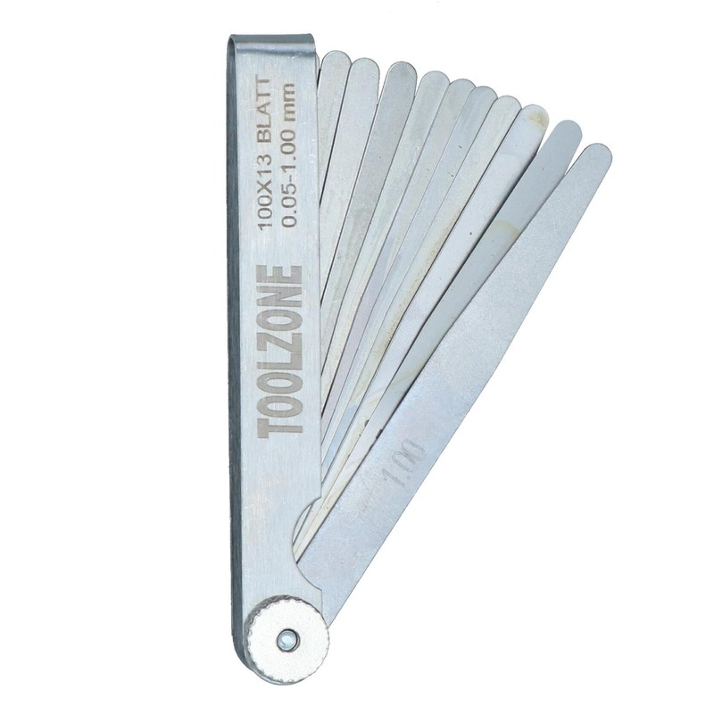 toolzone AU212 13 mm Blade Feeler Gauge - Silver