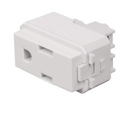 Volteck COA-IB, Contacto sencillo, 2 polos + tierra, línea Italiana, blanco