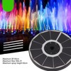 Solar Fountain Light with 8 Nozzles 3.5W 900mAh Colorful Powerful