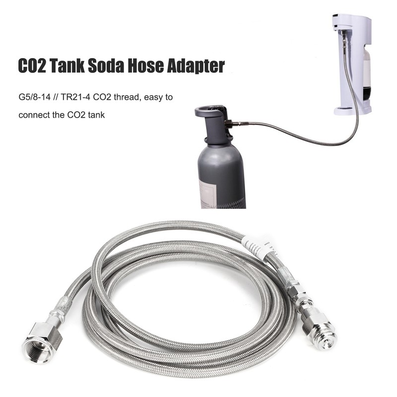 G5/8‑14 // TR21‑4 External Soda Hose CO2 Tank High Pressure