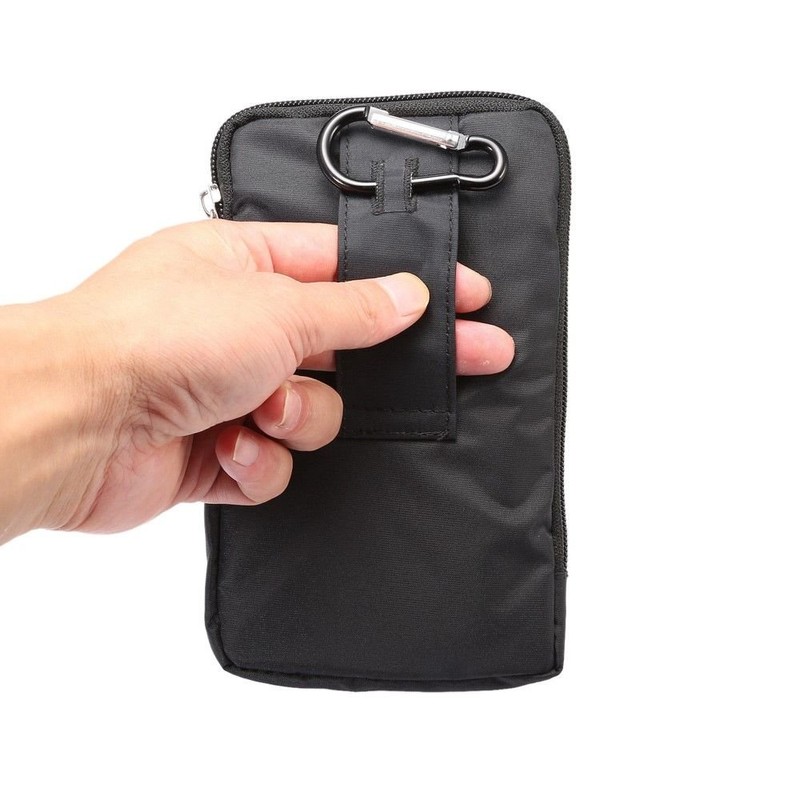 DFV mobile - Multi-functional Universal Vertical Stripes Pouch Bag Case