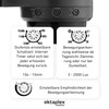 Oktaplex Mia Motion Sensor Outdoor 360 Degree Swivelling IP65 Motion