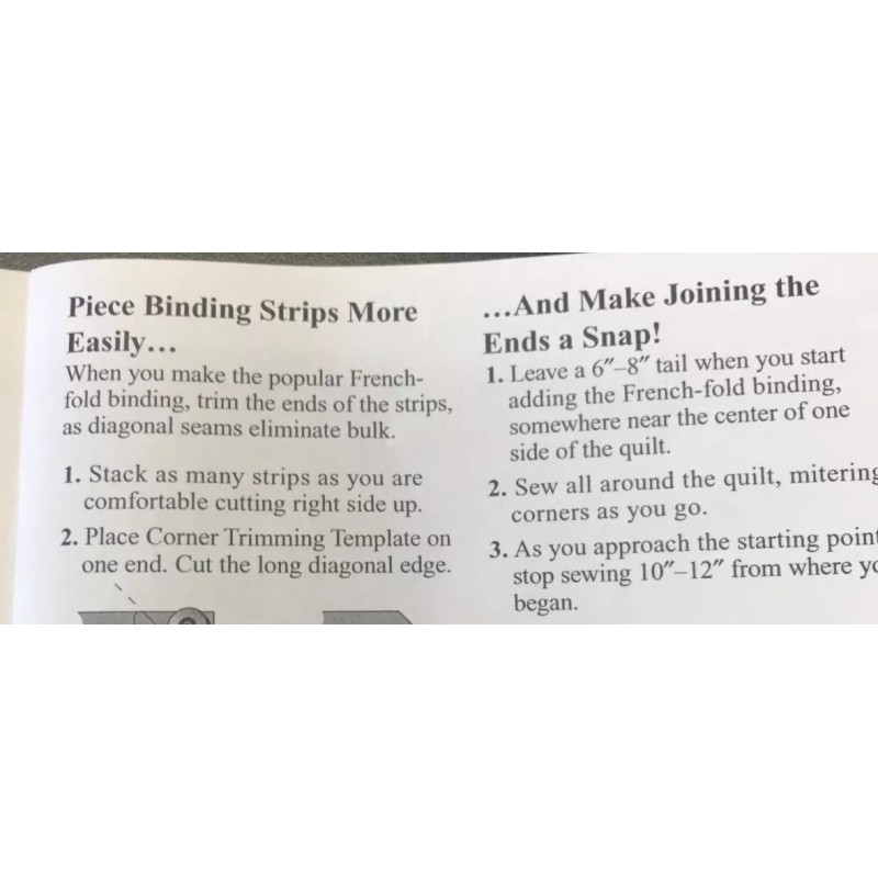 MARTI MICHELL - PERFECT PATCHWORK #8073 CORNER ACRYLIC TRIMMER &