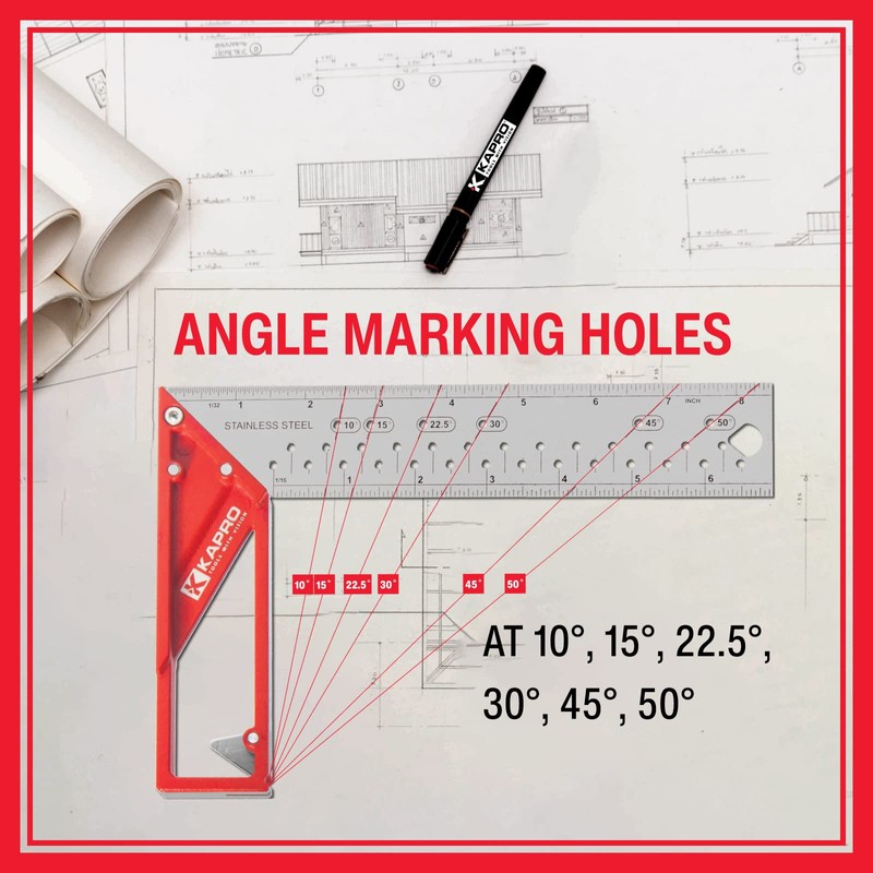 Kapro - 353 Professional Ledge-It Try & Mitre Square -
