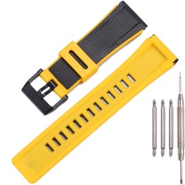 Resin Watch Band Compatible with Casio PRG-600 PRW6600 PRG-650Y Men's Rubber Sport Waterproof Strap Replacement For Pro Trek GA2000 Bracelet Watch Accessories