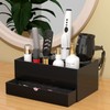NIUBEE Acrylic Hair Tool Organizer with Drawer, Hair Dryer Holder