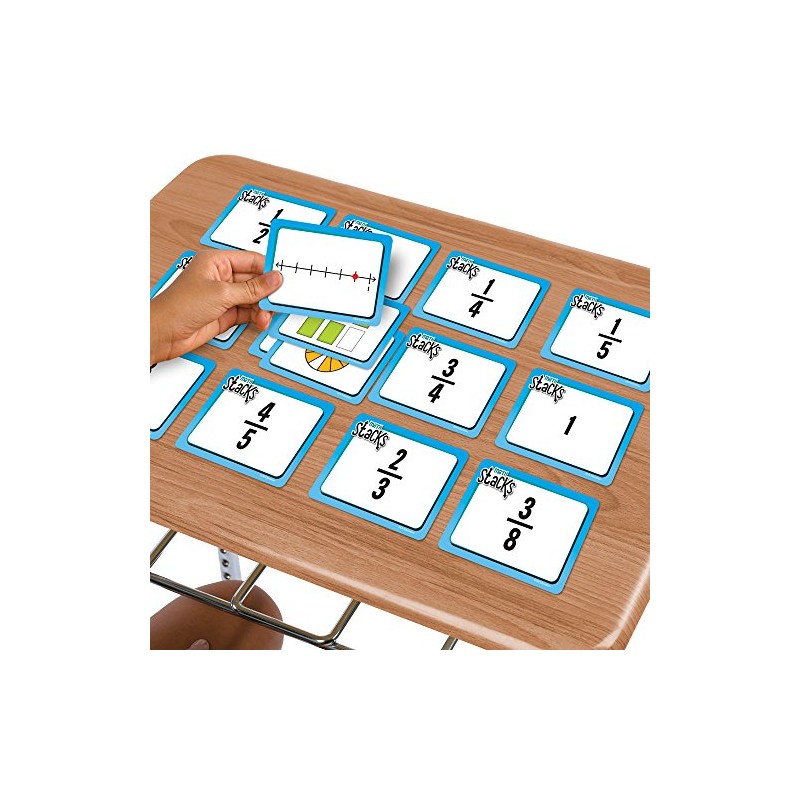 EAI Education Math Stacks Fraction Equivalence Game: Grades 3-5
