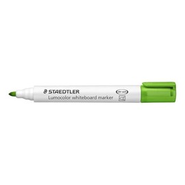 Rotulador staedtler lumocolor 351 para pizarra blanca punta redonda 2 mm recargable color verde claro