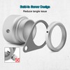 Flag Pole Rings, Aluminum Alloy Flagpole Rings 360° Rotating Anti
