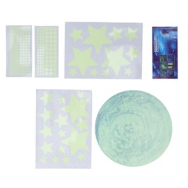 ANKROYU Glowing Star Wall Sticker DIY Luminous PVC Wall Paper for Kids Bedroom Nursery Decoration Safe Durable Weather Resistant