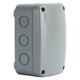 EGIZPY EG-038 IP66 Outdoor Weatherproof Universal Electronics Enclosure Project Dark Grey Conduit Junction Box 4.93"X3.39"X2.44"Medium